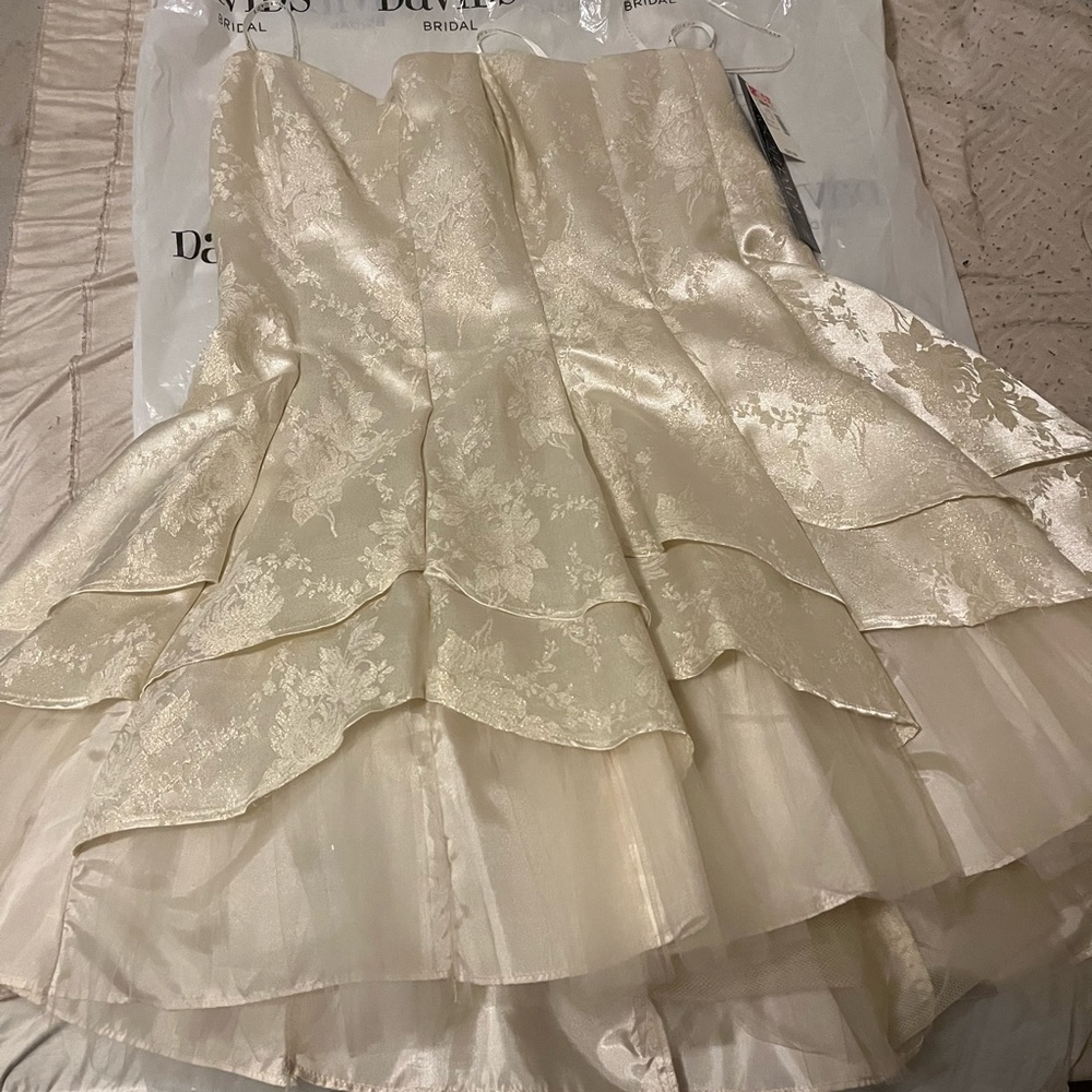 Short wedding dress size 18